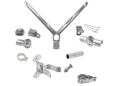 Chain link fence parts