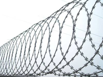flat concertina wire and double concertina wire coils